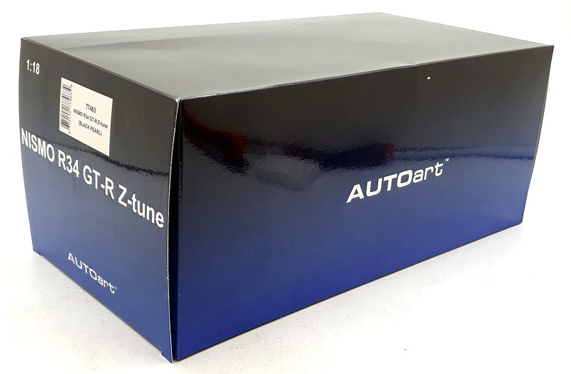 Autoart 1/18 Scale 77463 - Nissan Skyline Nismo R34 GT-R Z-Tune - Black Pearl