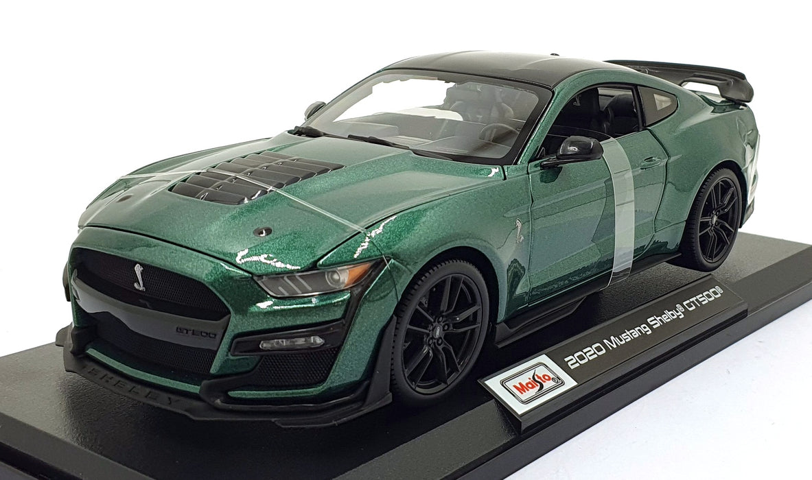 Maisto 1/18 Scale Diecast 46629 - 2020 Mustang Shelby GT500 - Met. Green