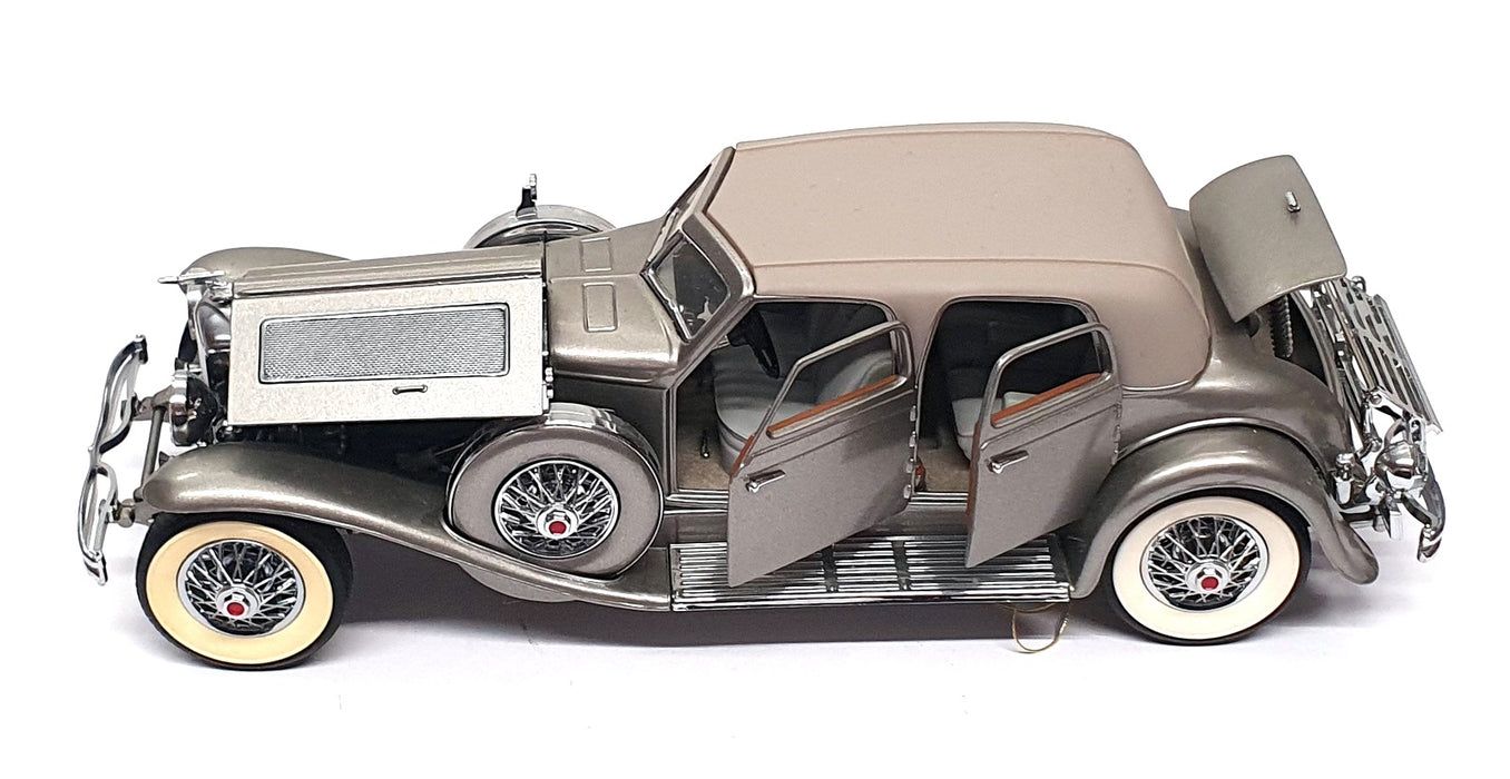 Franklin Mint 1/24 Scale 19626G - 1933 Duesenberg SJ Twenty Grand - Met. Grey
