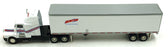 PEM 30cm Long Diecast M70513 - Kenworth T600A Benton Express Truck - White