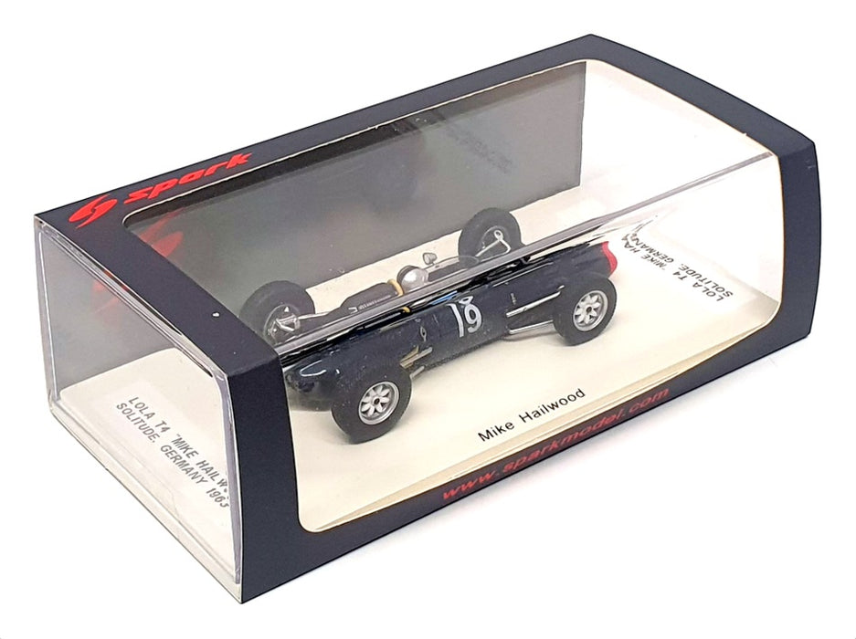 Spark 1/43 Scale S5331 - F1 Lola T4 Germany 1963 #19 Mike Hailwood REFINISHED