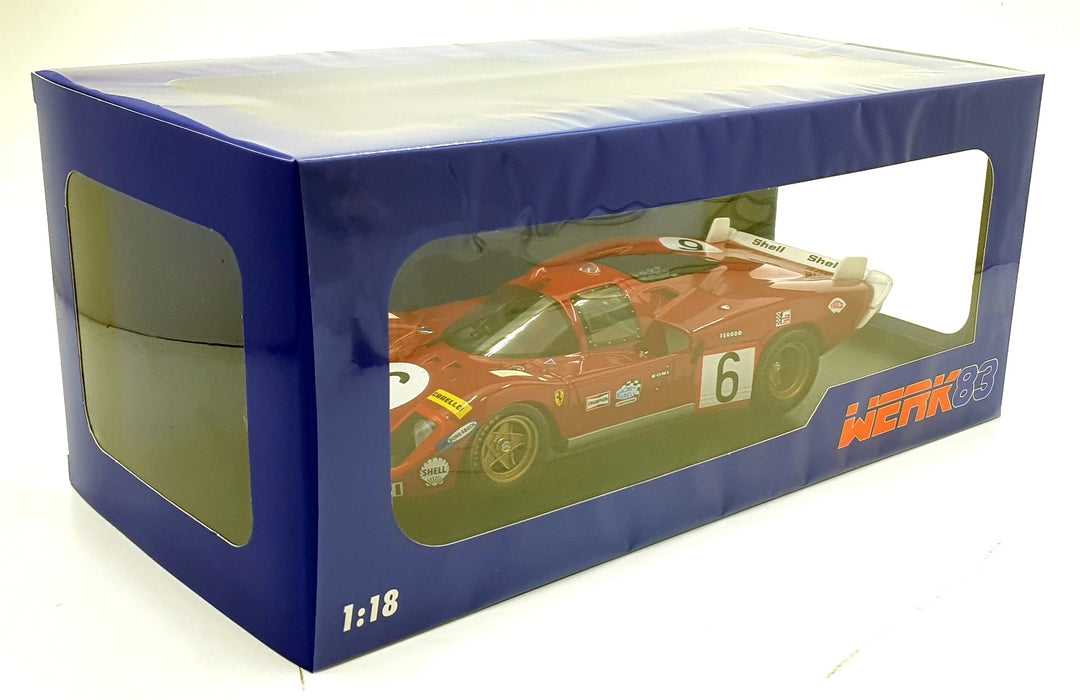 Werk83 1/18 Scale Diecast W18053004 - Ferrari 512S #6 LeMans 24h 1970