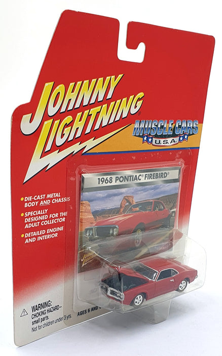 Johnny Lightning 1/64 Scale 204-06 - Muscle Cars 1968 Pontiac Firebird - Red