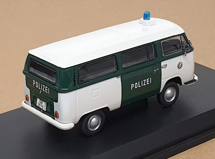 Schuco 1/43 Scale 03219 - VW Volkswagen T2a Bus Polizei - White/Green
