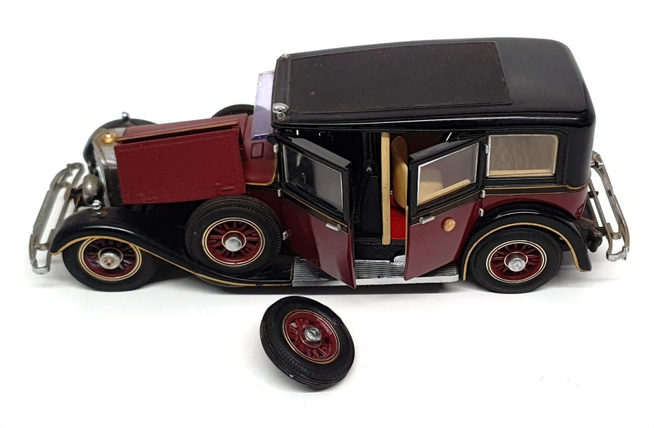 Lemaco Models 1/24 Scale 2823X - 1935 Mercedes Benz 770 - Maroon/Black