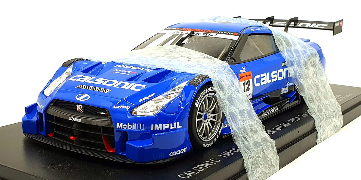 EBBRO 1/18 Scale Resin 81017 Nissan GTR Calsonic Impul #12 2014