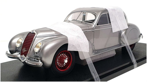 Cult 1/18 Scale CML055-3 - 1939 Alfa Romeo 2500S Berlinetta Touring - Met Silver