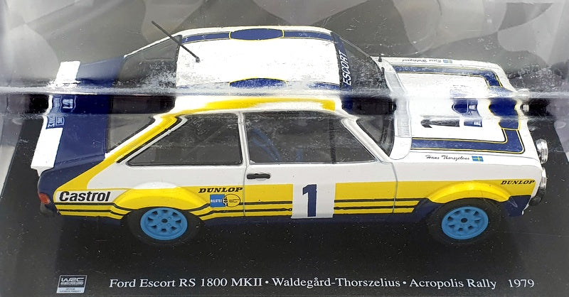 Hachette 1/24 Scale G1H0E018 - Ford Escort RS 1800 MKII Acropolis 1979 Waldegard