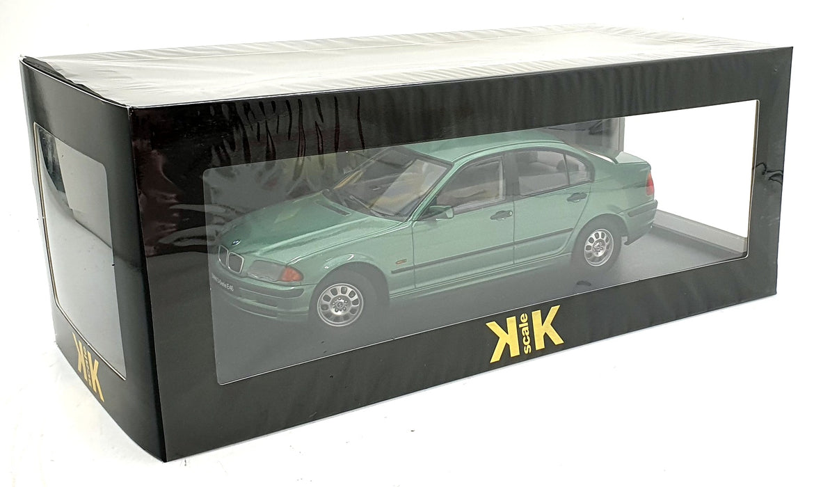 KK Scale 1/18 Scale KKDC181436 - 1999 BMW 3-Series E46 Limousine - Green