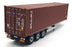 Solido 1/24 Scale S2400501 - 2021 Remorque Porte Container - Red