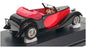Luxcar 1/43 Scale Lux017 - 1934 Bugatti T57 Stelvio D/head Coupe - Red/Black
