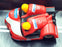 Scalextric 1/32 Scale Slotcar C238 - Honda Motorbike/Side Car #11 "Racing Red"