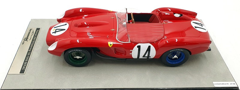 Tecnomodel 1/18 Scale TM18-254D - Ferrari 250 TR Pontoon Fender Sebring 1958 #14