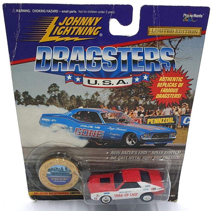 Johnny Lightning 1/64 Scale 320-100 Dragsters USA 1969 Drag-On Lady - S. Shahan