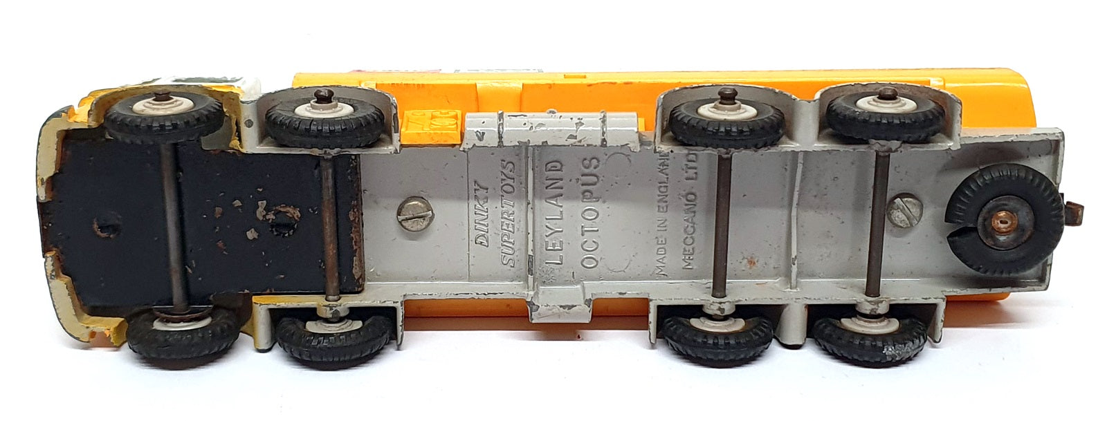 Dinky Supertoys Original Diecast 944 Leyland Shell BP Fuel Tanker - White/Yellow