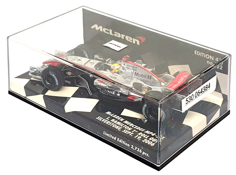 Minichamps 1/43 Scale 530 064384 - F1 McLaren Mercedes MP4-21 Hamilton 2006