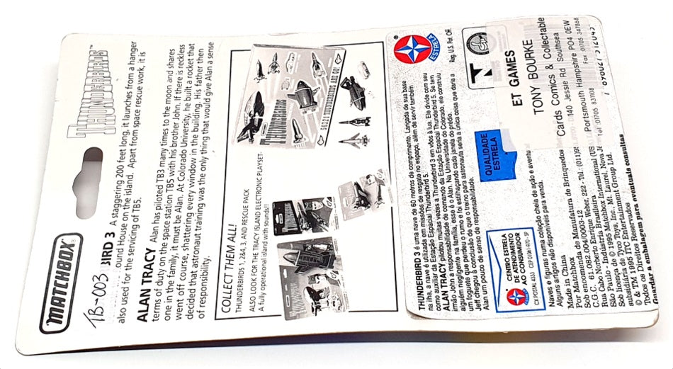 Matchbox Diecast TB-003 - Thunderbird 3 Alan Tracy Thunderbirds - Red