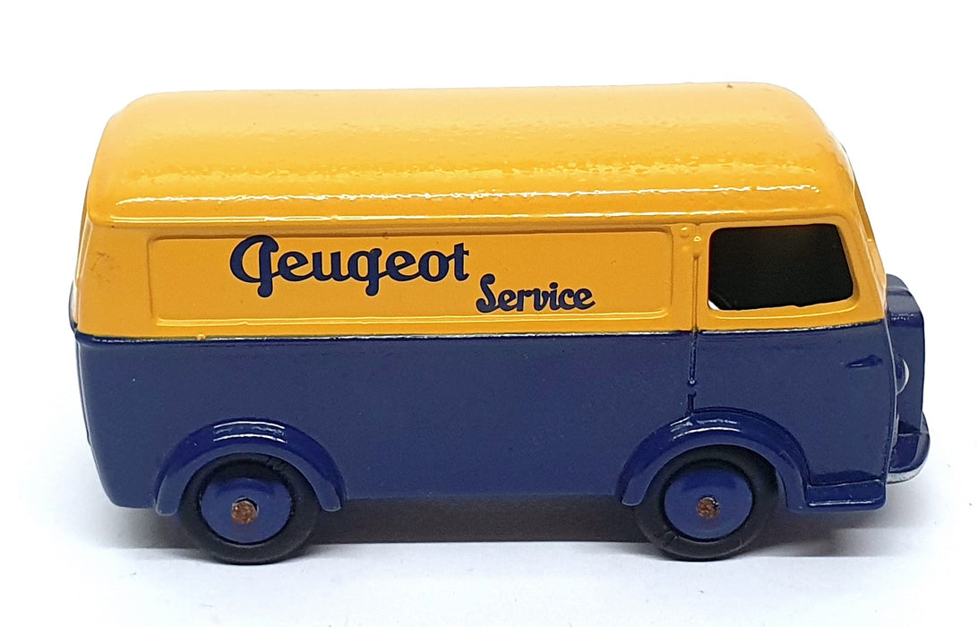 Atlas Editions Dinky Toys 25B - Peugeot Fourgon Tole Van - Mustard/Blue