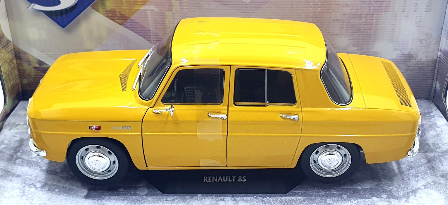 Solido 1/18 Scale Diecast S1803609 - 1968 Renault 8S - Yellow