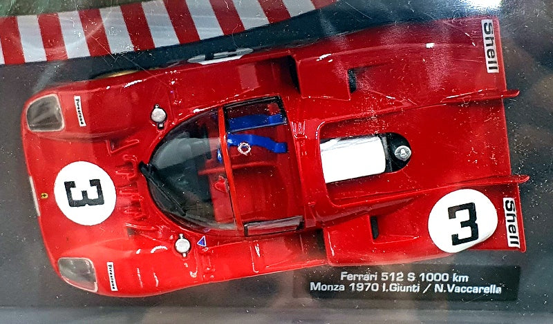 Altaya 1/43 Scale 28424B - Ferrari 512 S #3 1000 km Monza 1970