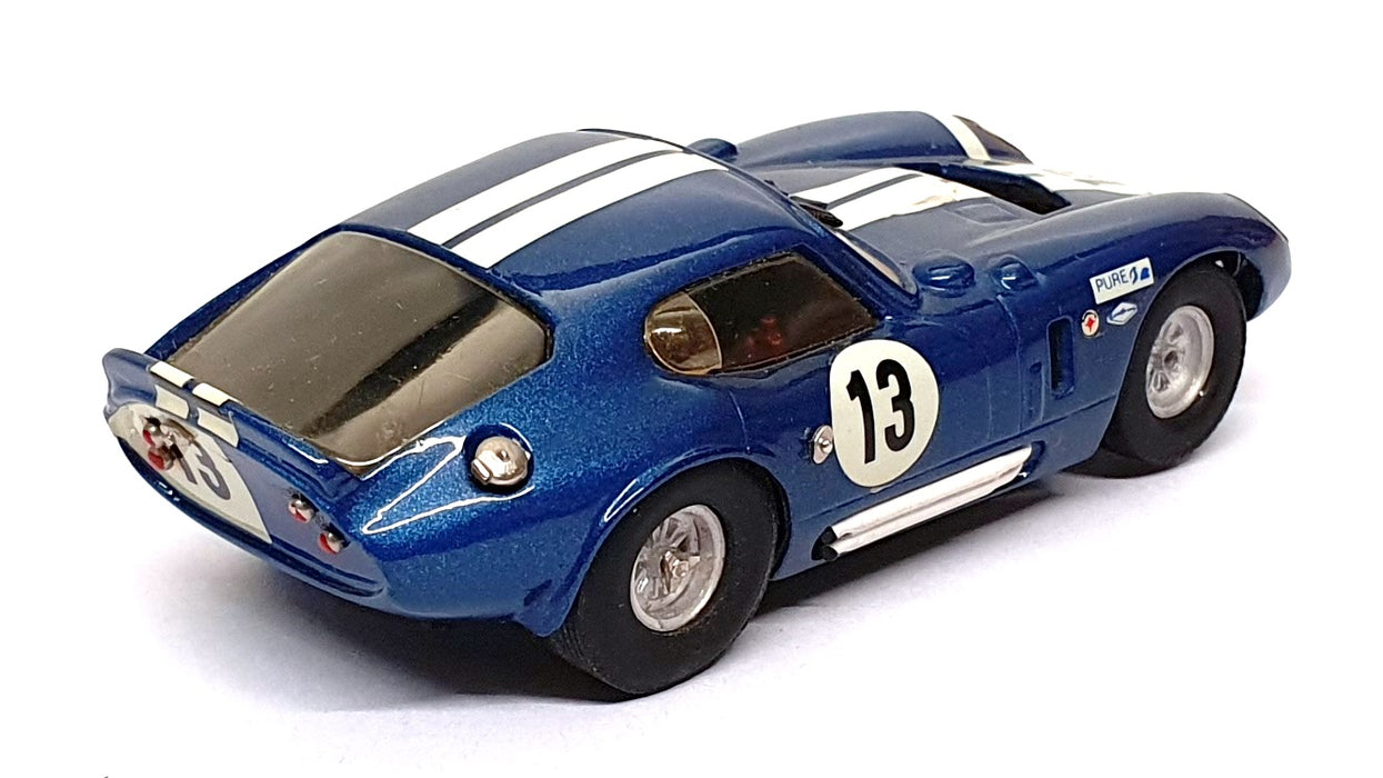 Classic Supercars 1/43 Scale 23126N - AC Cobra Coupe Race Car #13 - Blue/White