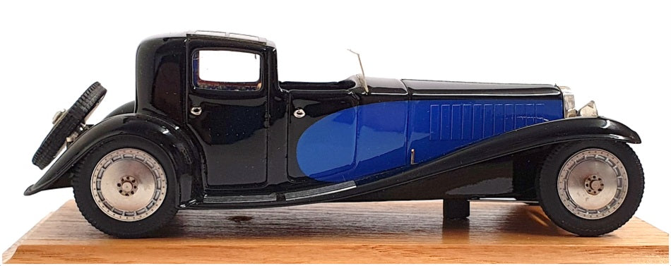 Heco Miniatures 1/43 Scale 371M - 1930 Bugatti Royale Coupe du Patron Black/Blue