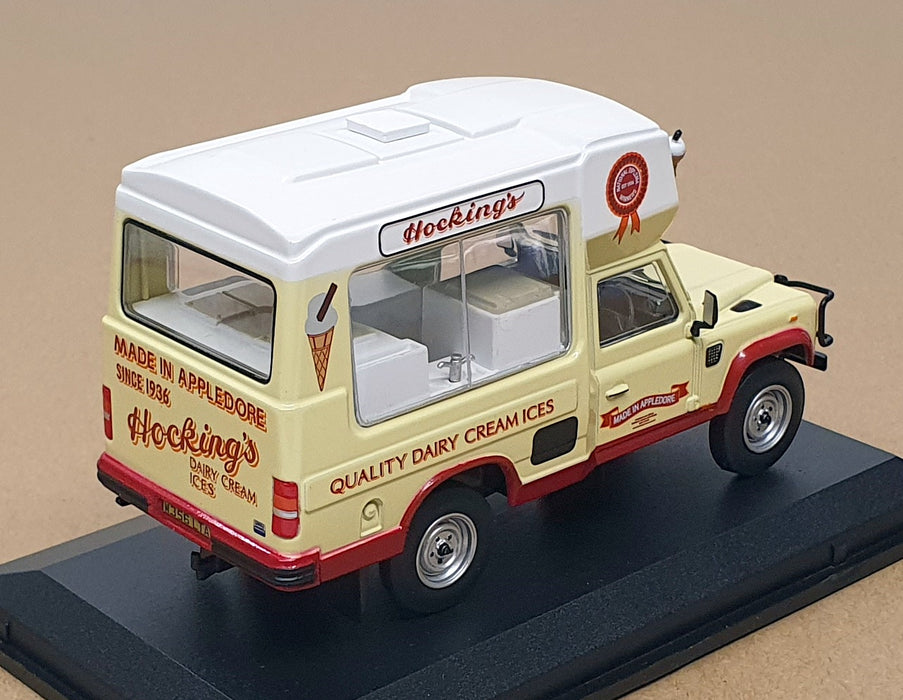 Oxford 1/43 Scale 43LIC001 - Land Rover Ice Cream Van Hocking's - Pale Yellow