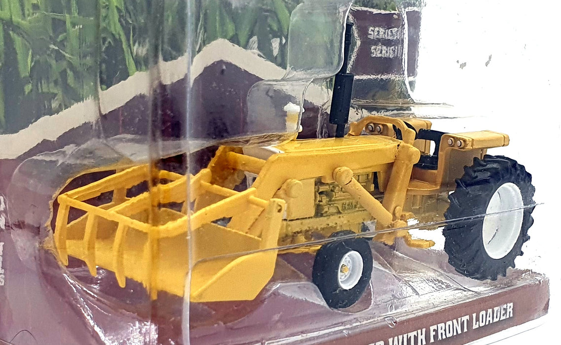 Greenlight 1/64 Scale 48060 - 1972 Tractor with Front Loader - Yellow