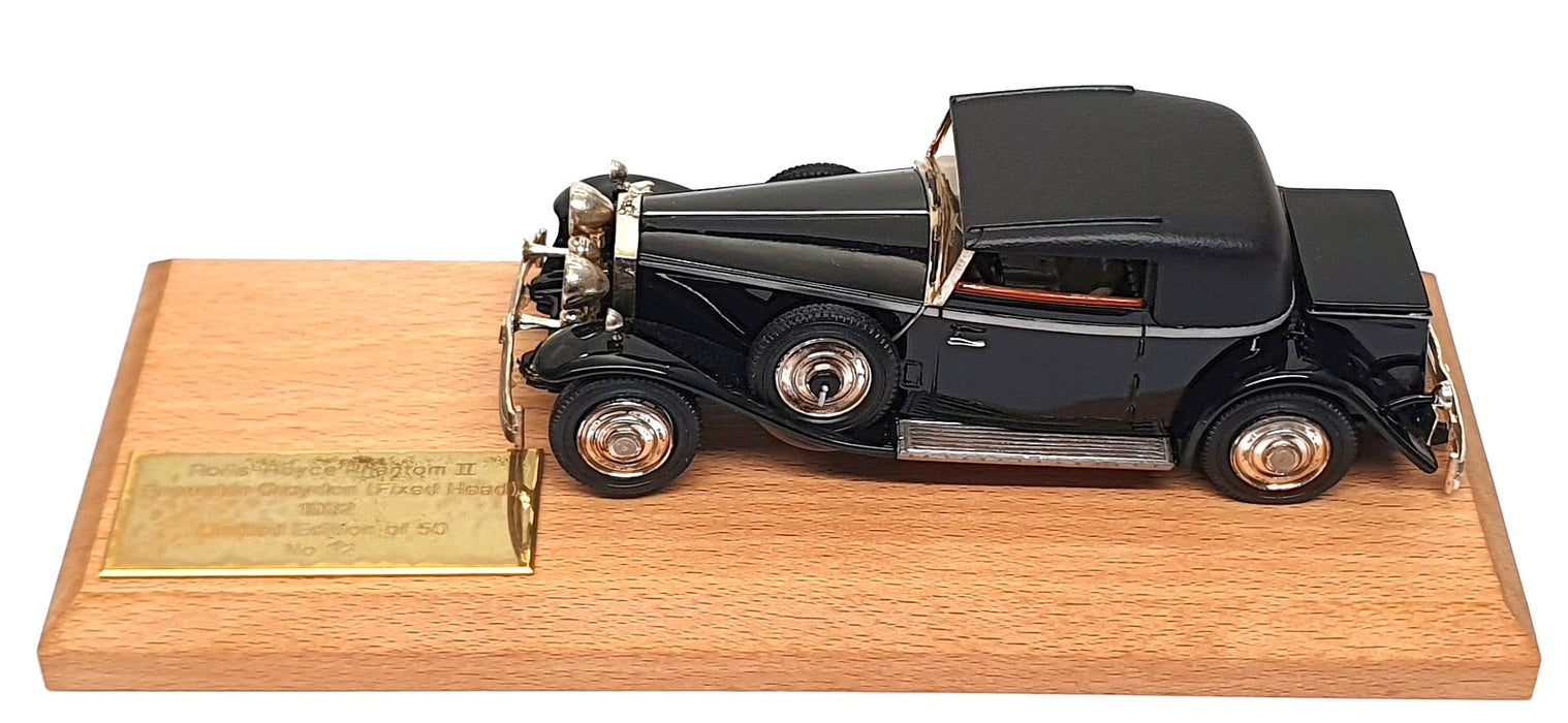 Top Marques 1/43 Scale GS4 - 1932 Rolls Royce Phantom II - Black