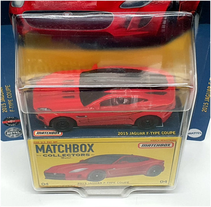 Matchbox 1/64 Scale Diecast 04 - 2015 Jaguar F-Type - Red