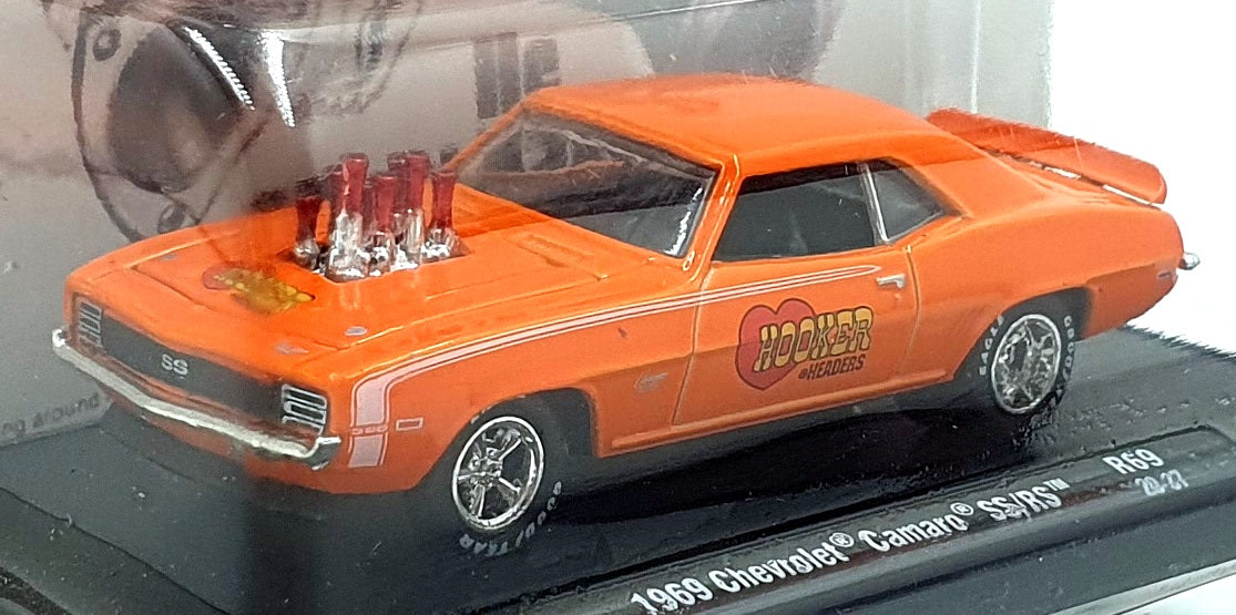 Castline M2 Machines 1/64 Scale R69 - 1969 Chevrolet Camaro SS/RS - Orange