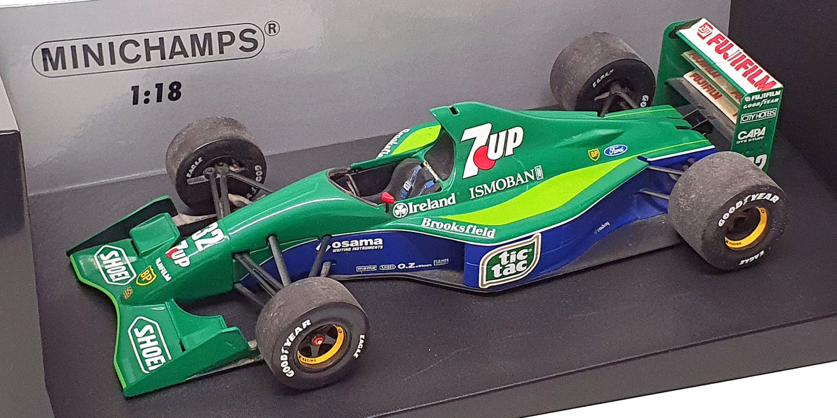 ミニカー MINICHAMPS 1/18 JORDAN 191 Minichamps 1/18 Scale 100 910032 - F1 Jordan Ford 191 Belgian GP