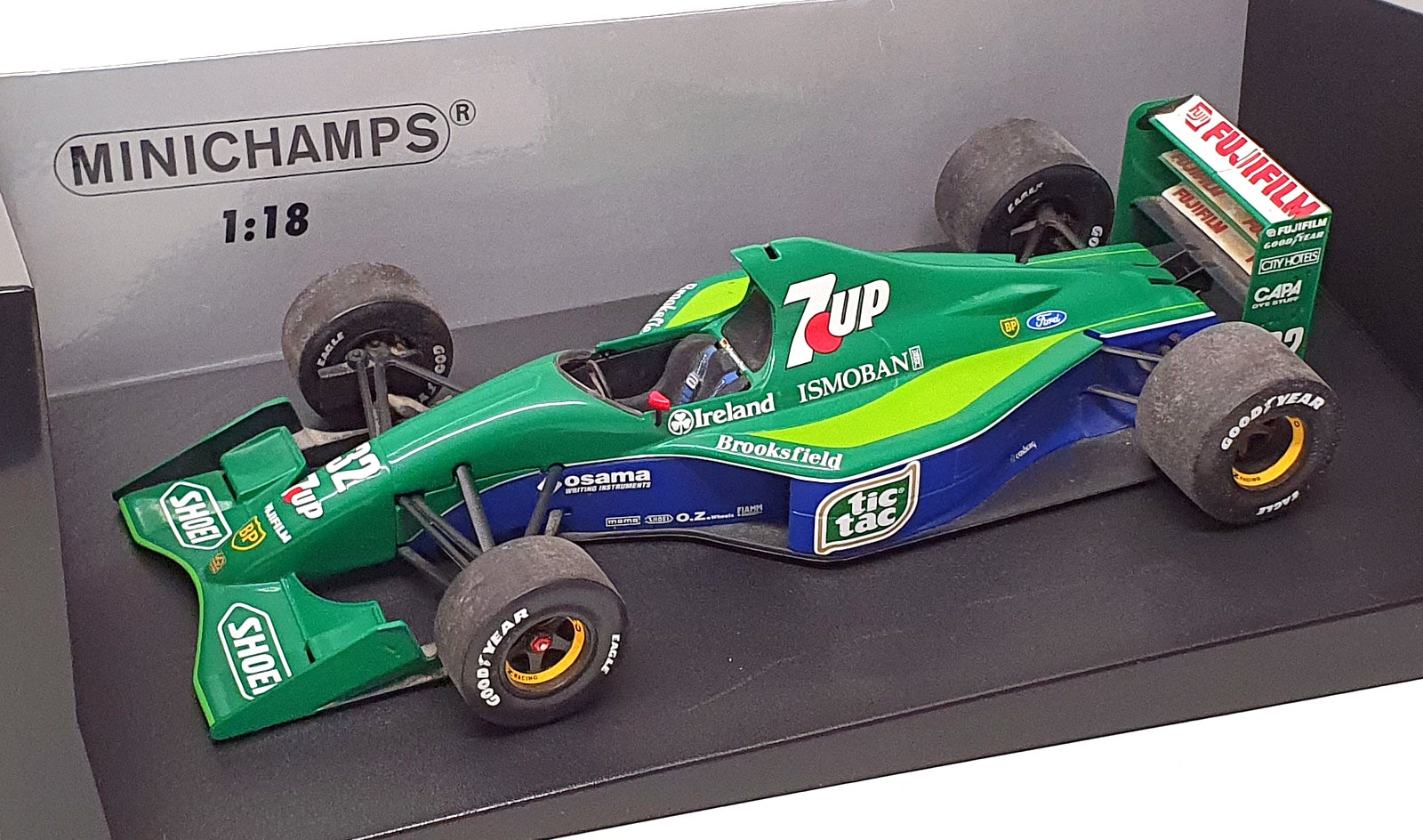 Minichamps 1/18 Scale 100 910032 - F1 Jordan Ford 191 Belgian GP 1991 Schumacher