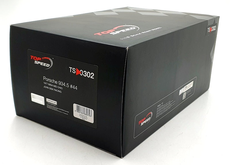 Top Speed 1/18 Scale Resin TS0302 - Porsche 934.5 #44 1977 IMSA J.Sisk Racing