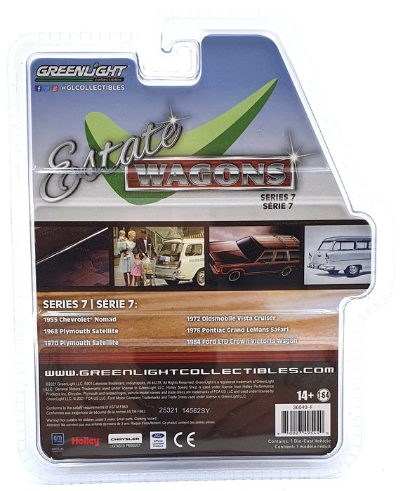 Greenlight 1/64 Scale 36040-F - 1984 Ford Ltd Crown Victoria Wagon Police Car