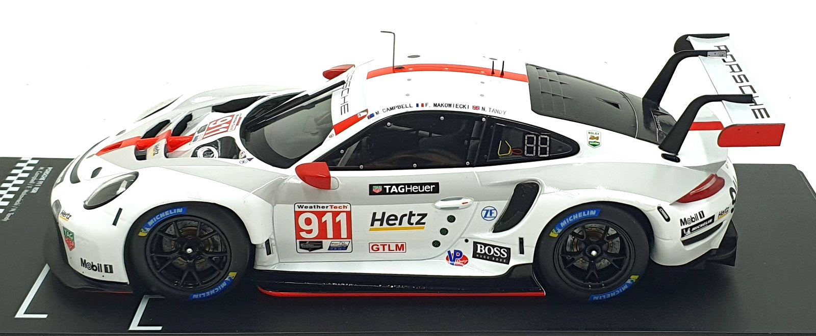 IXO 1/18 Scale Diecast LEGT18-23011 - Porsche 911 RSR #911 24hr Daytona 2020