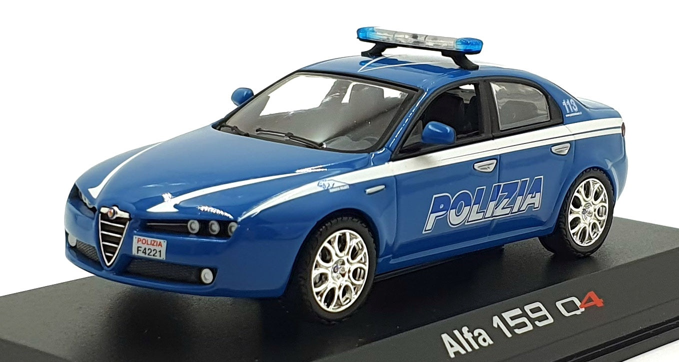 Norev 1/43 Scale 790028 - Alfa Romeo 159 Q4 Polizia Car #113