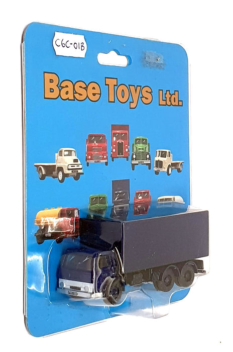 Base Toys 1/76 Scale C6C-018 - Ford D Series Box Van - Blue