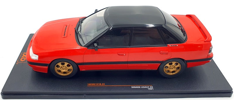 IXO Models 1/18 Scale 18CMC131B - Subaru Legacy RS 1991 - Red