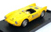 Brumm 1/43 Scale s99/02 - 1955 Porsche 550 Zienert Deutshland - Yellow