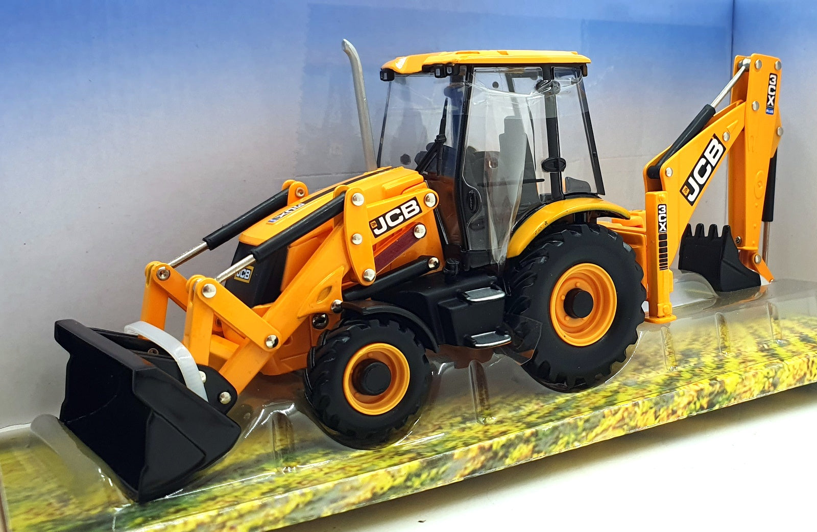 Britains 1/32 Scale 433439 - JCB 3CX Plus Sitemaster Backhoe Loader Yellow/Black