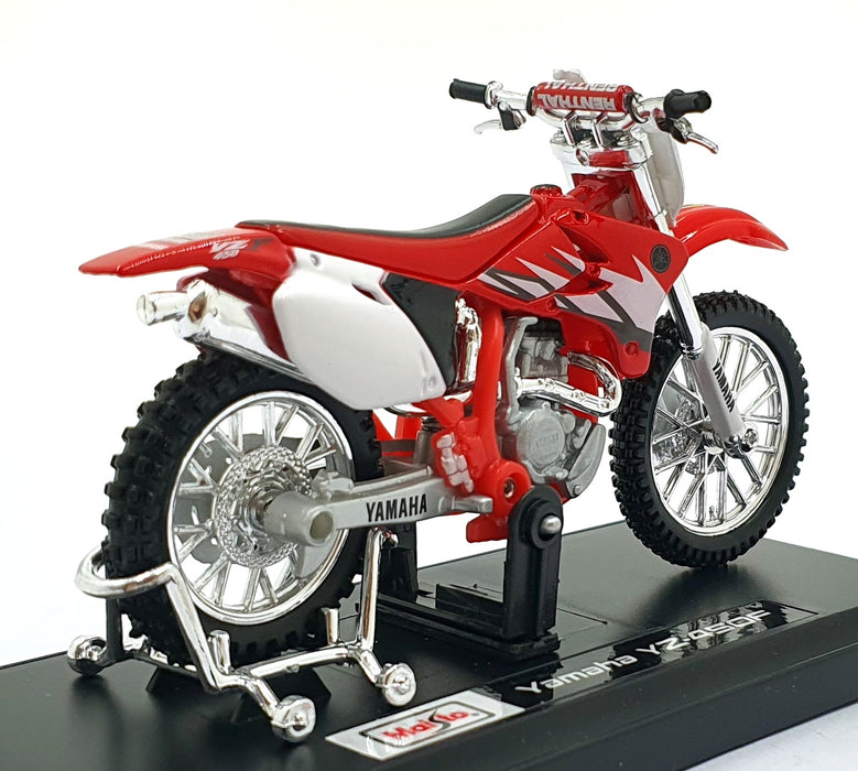 Maisto 1/18 Scale 04049 - Yamaha YZ-450F Motorbike - Red