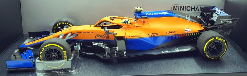 Minichamps 1/18 Scale 530 211804 McLaren F1 Team MCL35M Bahrain GP 2021 - Norris