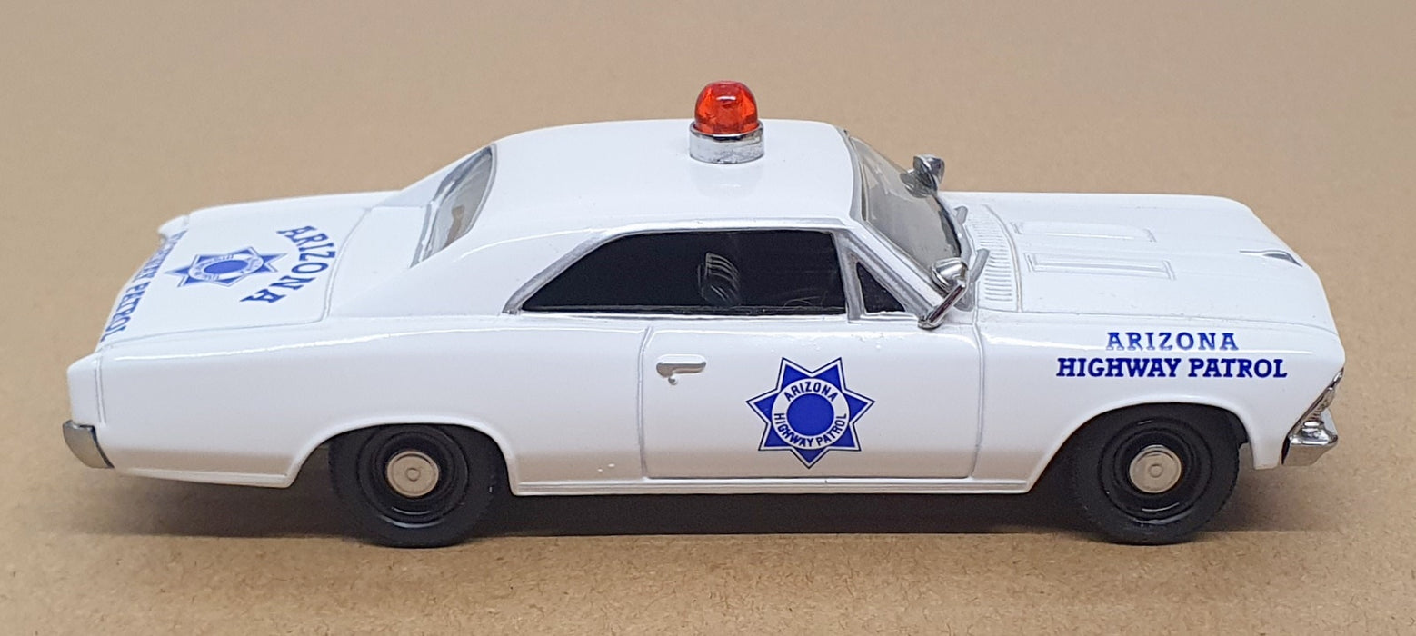 Matchbox 1/43 Scale DYM96659 '66 Chevrolet Chevelle Arizona H/Way Patrol - White