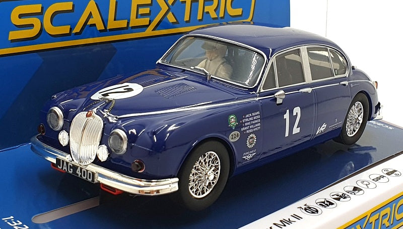 Scalextric 1/32 Scale Slot Car C4596 - Jaguar MkII JAG 400 #12 - Wiliams