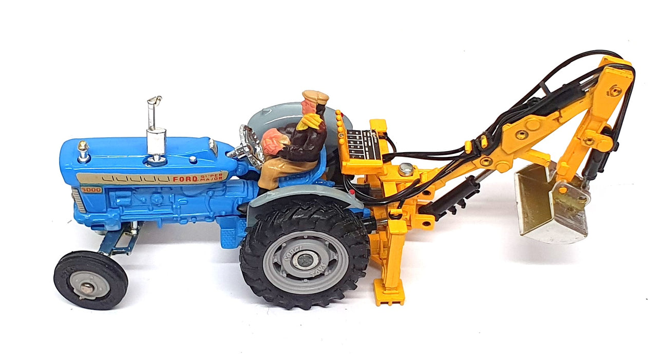 Corgi Original Diecast No. 72 - Ford 5000 Super Major Tractor & Trenching Bucket