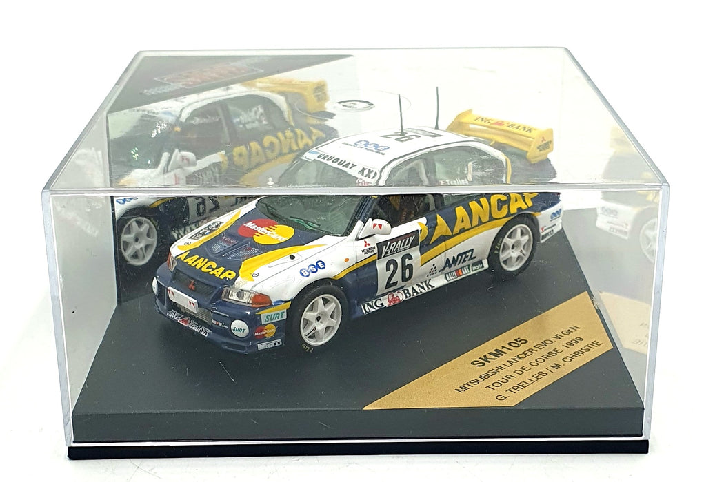 Skid 1/43 Scale SKM105 - Mitsubishi Lancer EVO. VI Gr.N #26 Tour De Corse 1999