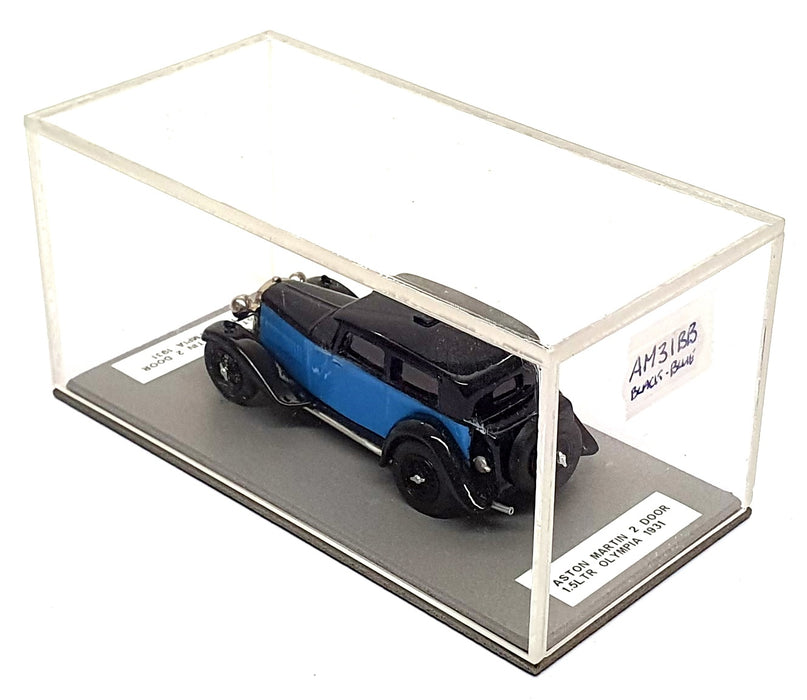 Unknown Brand ? 1/43 Scale Kit AM31BB - 1931 Aston Martin Olympia - Black/Blue