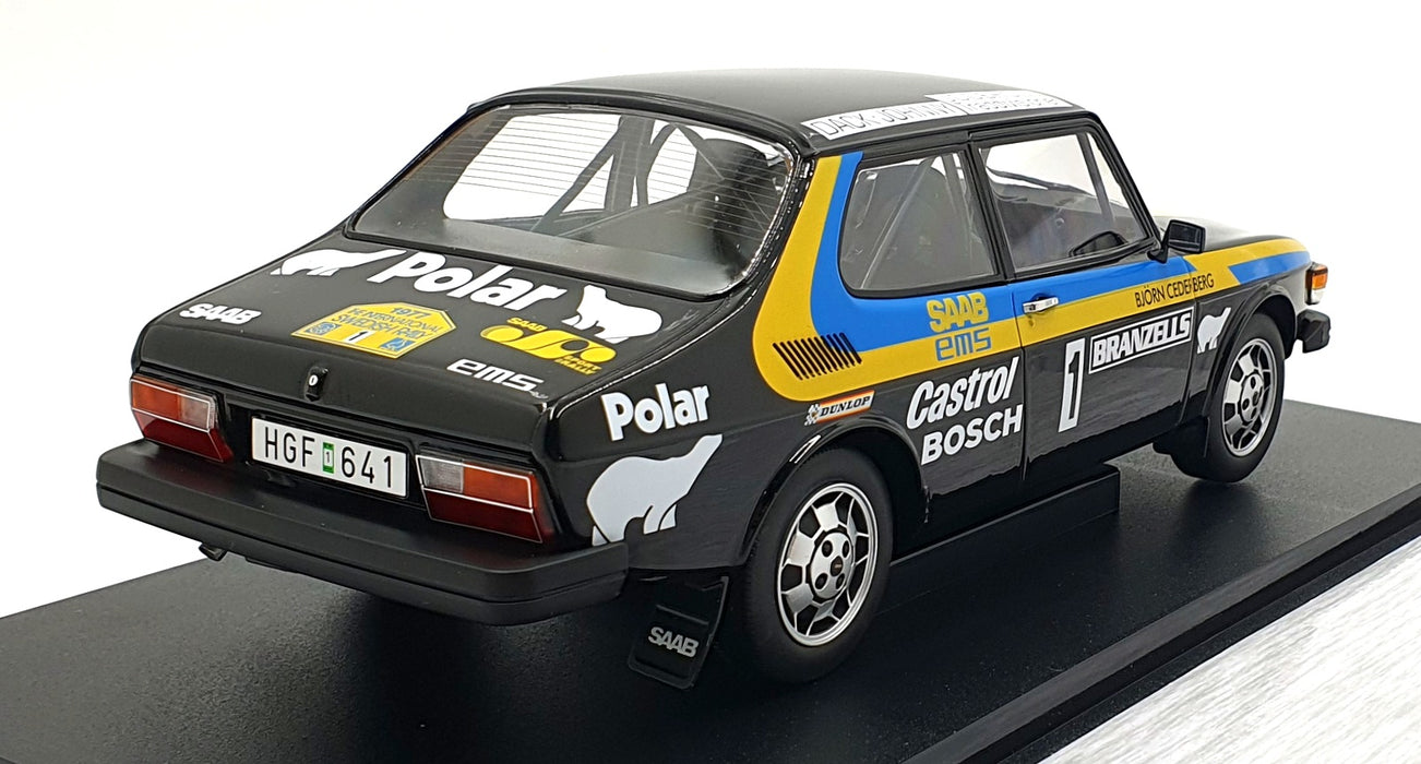 MCG 1/18 Scale Diecast MCG18825R - Saab 99 EMS Sweedish Rally #1 1977