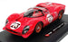 Burago 1/24 Scale Diecast 18-26310 - Ferrari 330 P4 #23 Daytona 1967 - Red